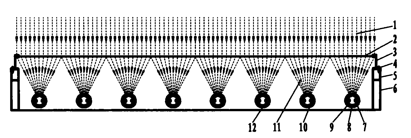Refraction and condensation type flat-plate solar collector