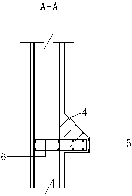 Gear type underground coal bunker walling crib and construction method of coal bunker provided with walling crib