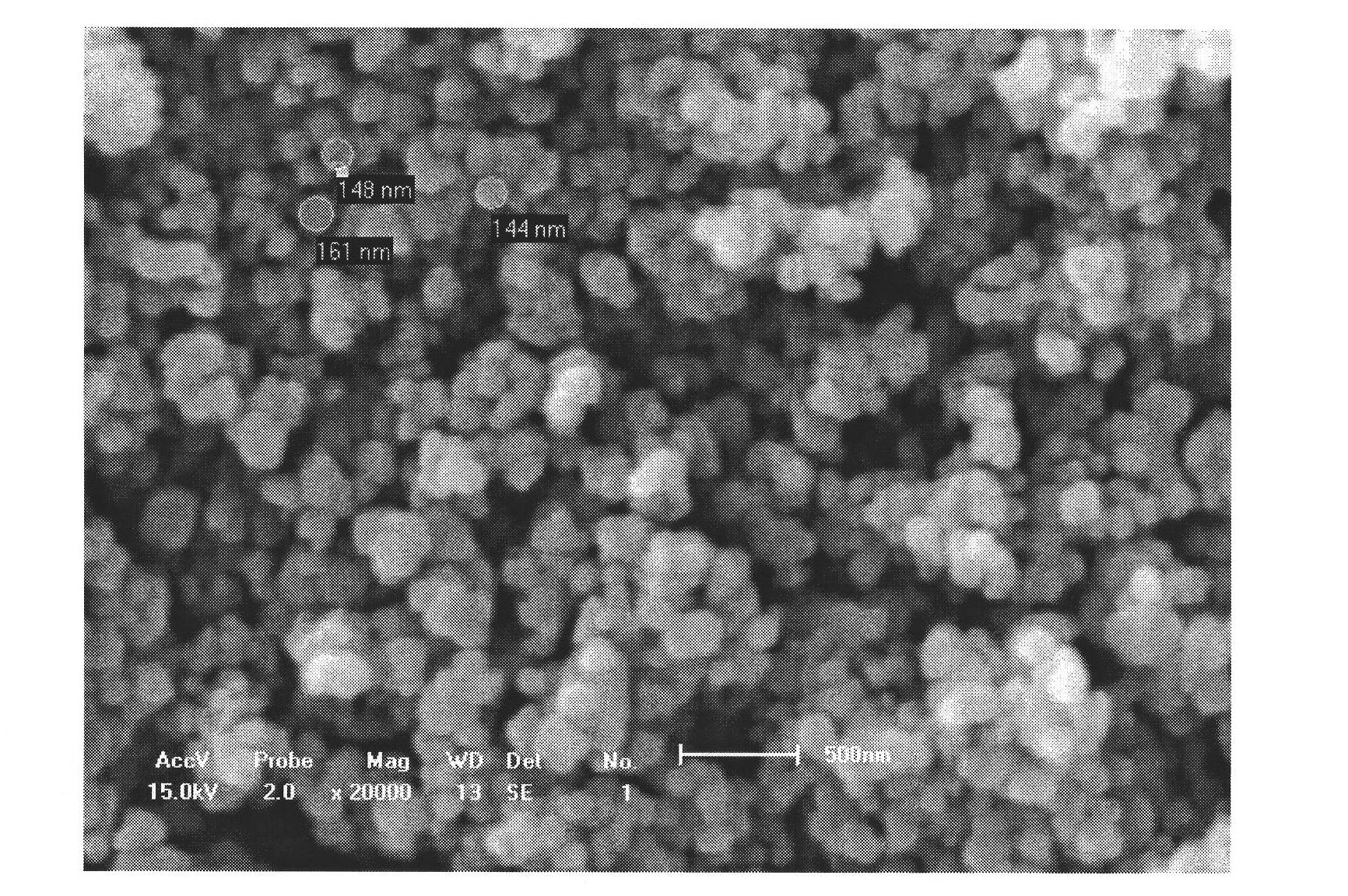 Preparation method of nano cobalt oxide