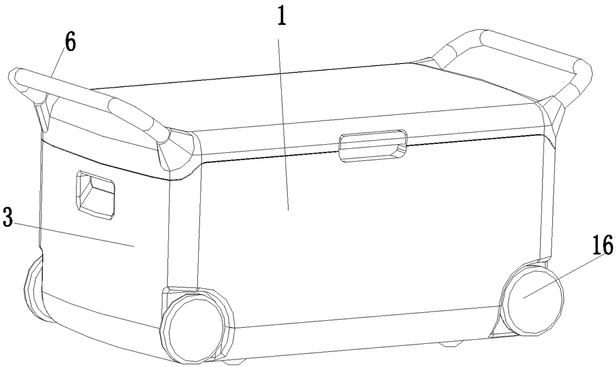 Multifunctional vehicle-mounted refrigerator