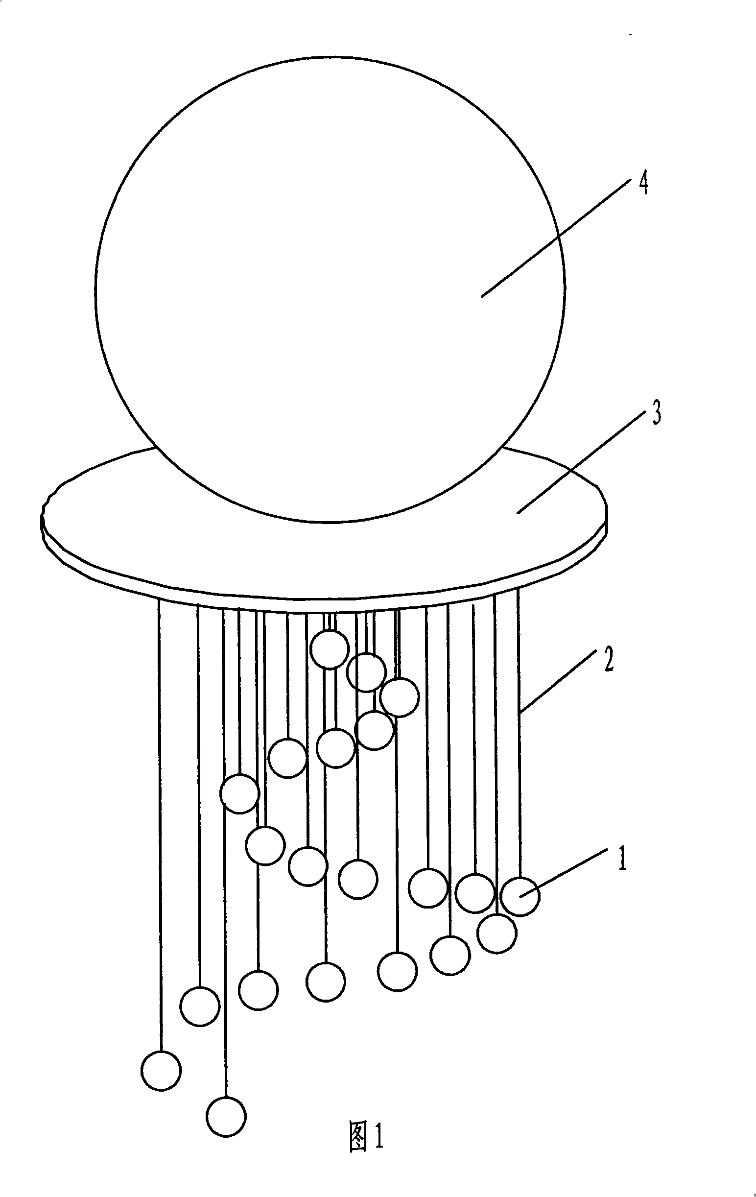 Spiral suspended type red mud membrane bag adsorption and dephosphorization apparatus