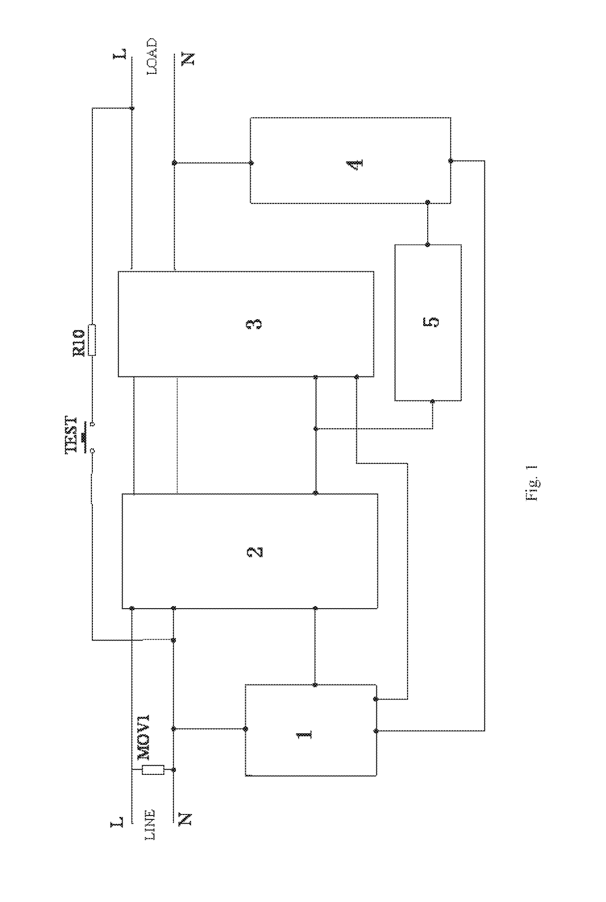 Leakage current detection device for appliances