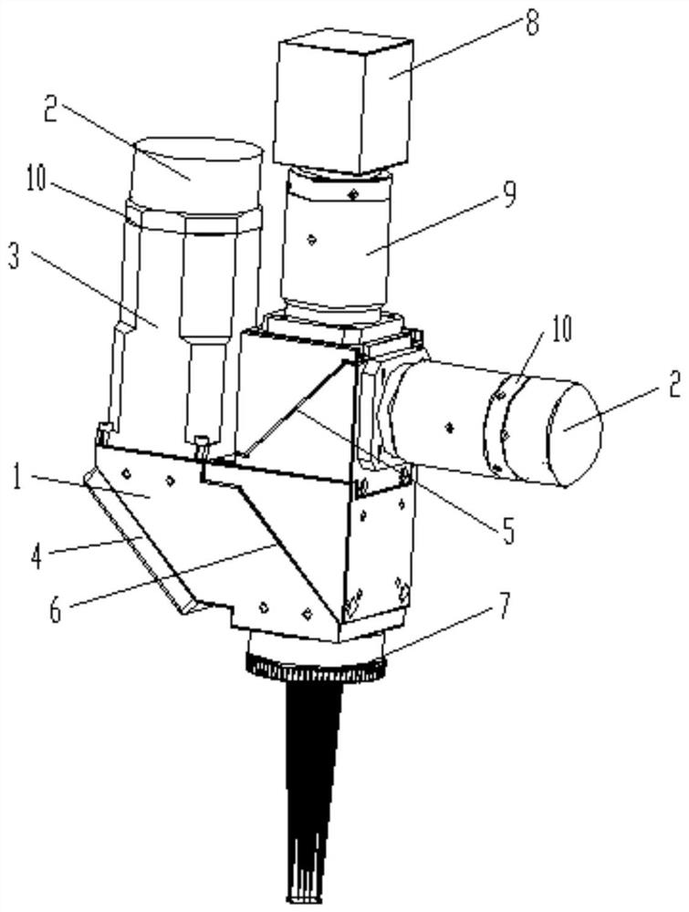 Optical system integrating laser paint stripping and welding