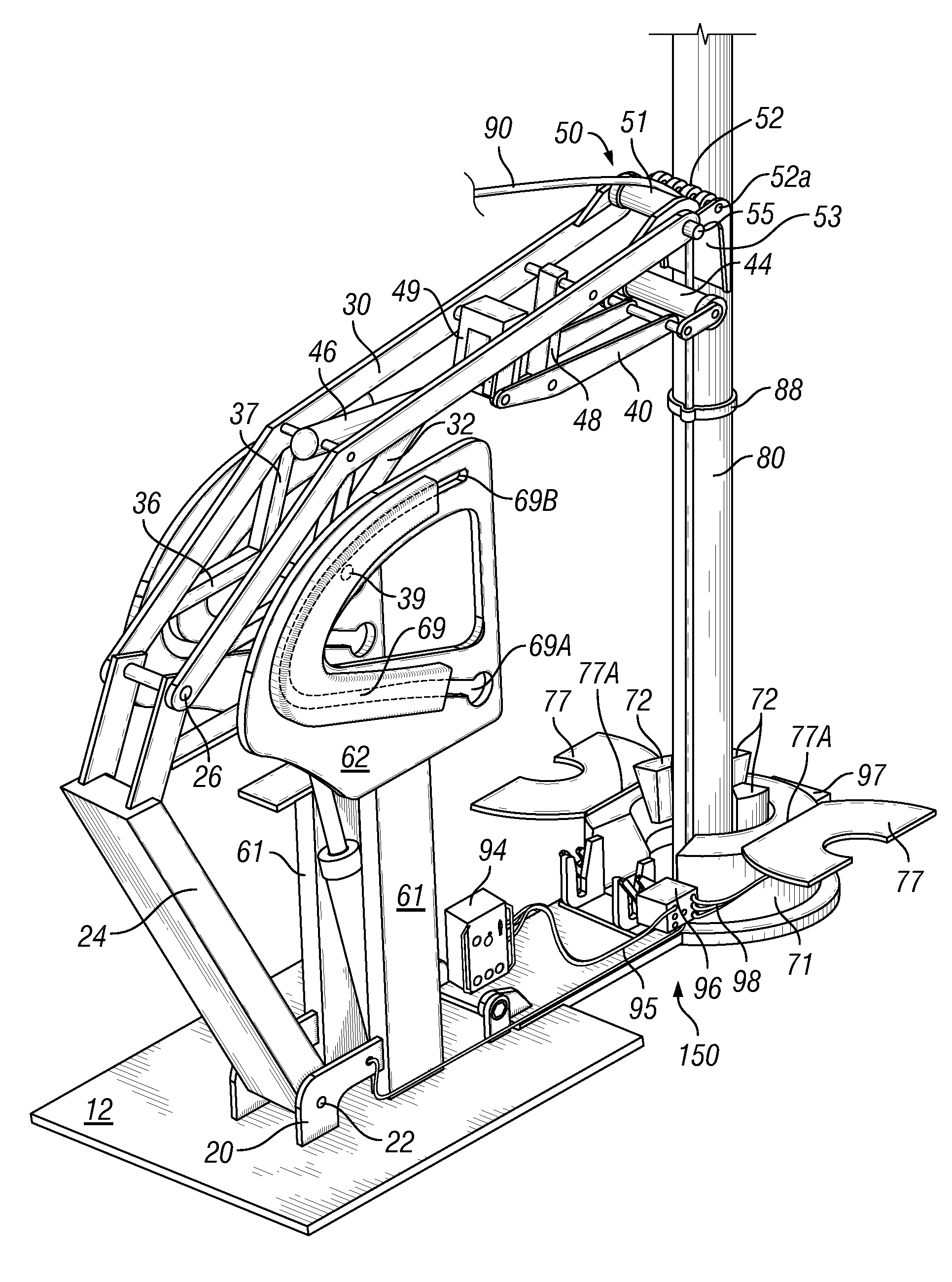 Method And Apparatus To Position And Protect Control Lines Being Coupled To A Pipe String On A Rig