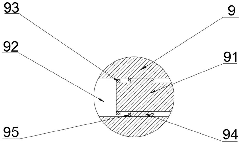 Conveying device for filling machine