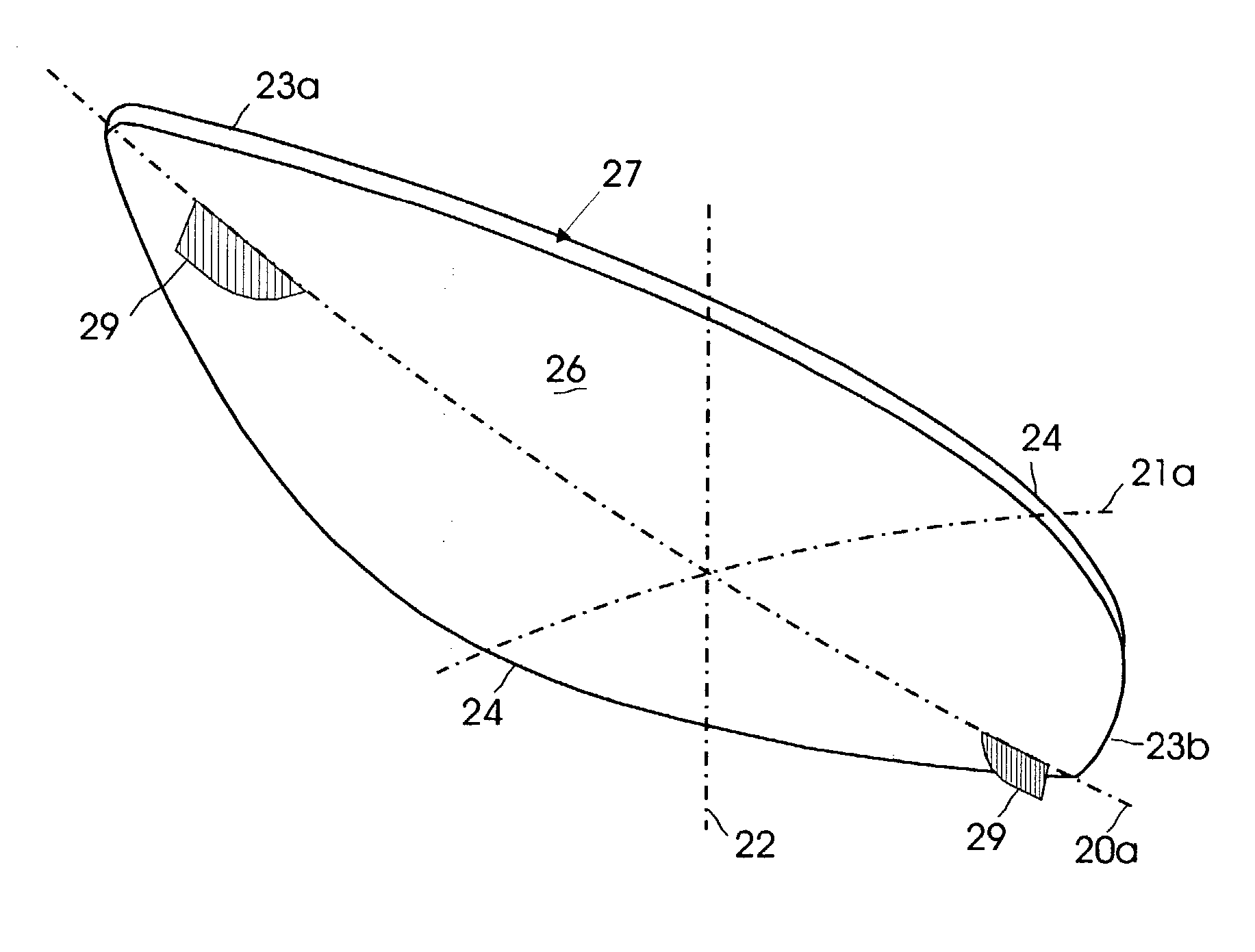 Apparatus and method for a gliding board for fluid riding sports