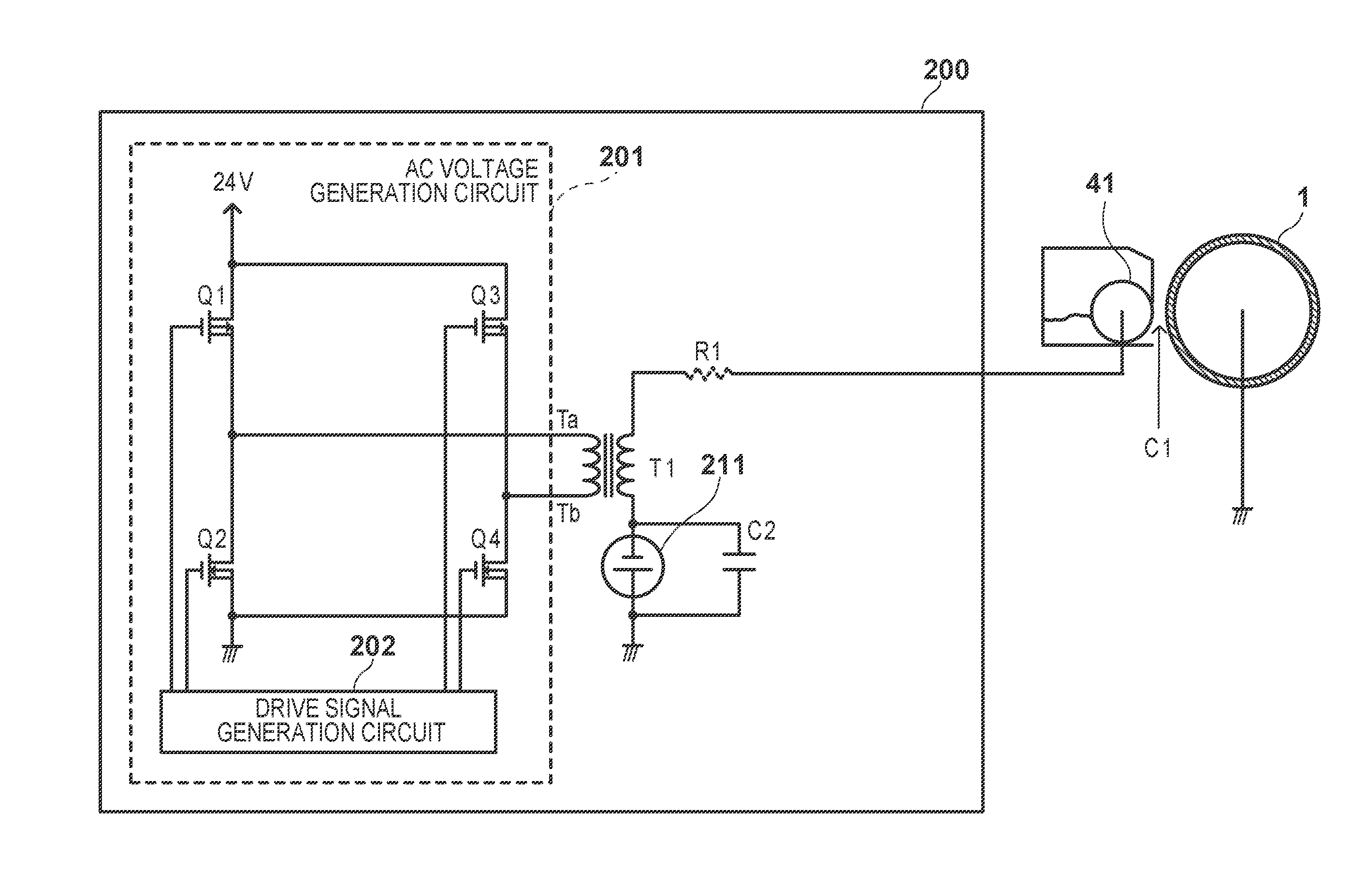 Power supply circuit for supplying power to electronic device such as image forming apparatus