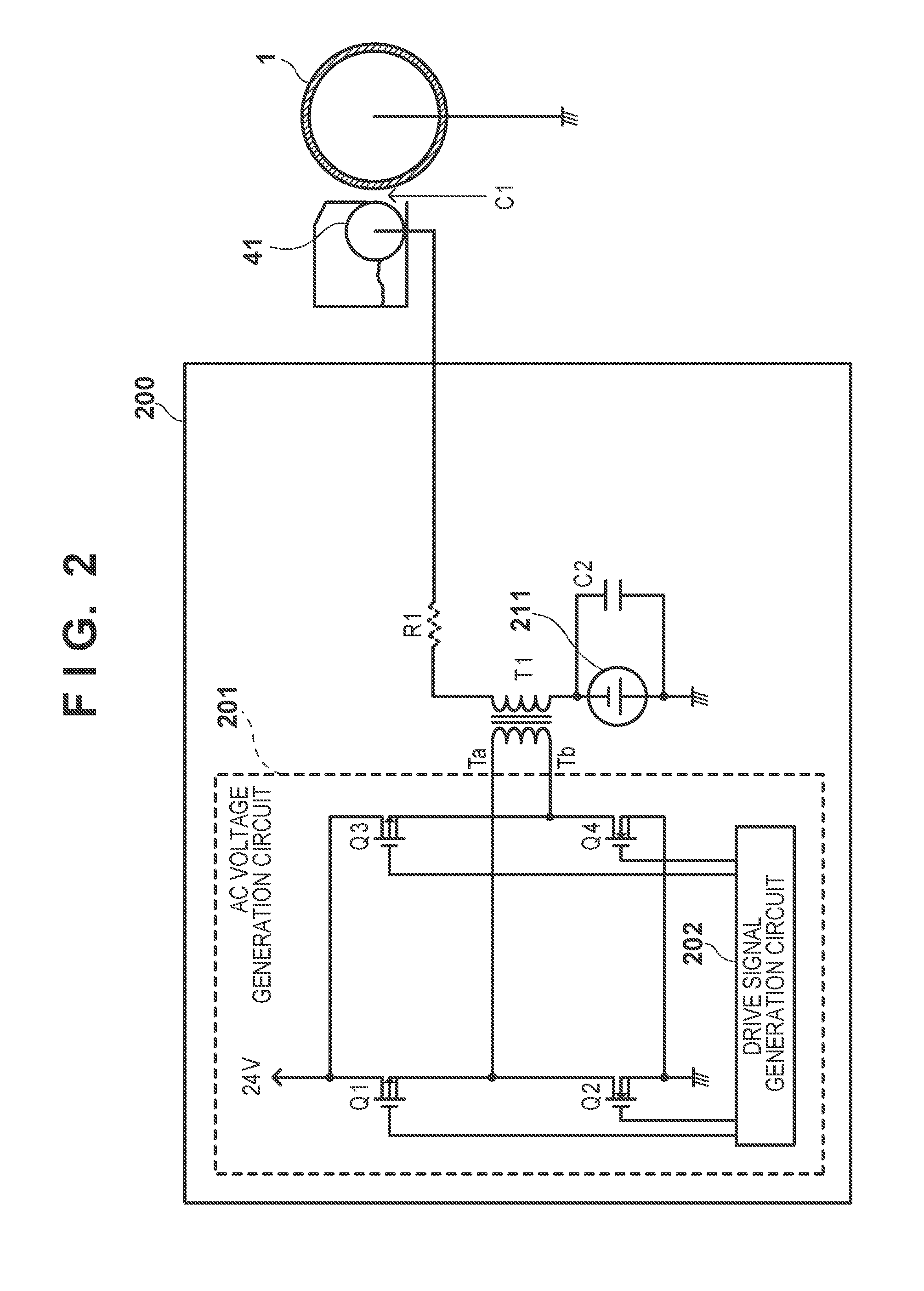 Power supply circuit for supplying power to electronic device such as image forming apparatus
