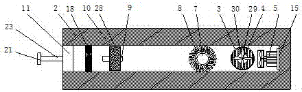 Dust removing blackboard eraser