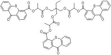 A kind of thioxanthone carboxylate photoinitiator and preparation method thereof