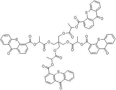 A kind of thioxanthone carboxylate photoinitiator and preparation method thereof