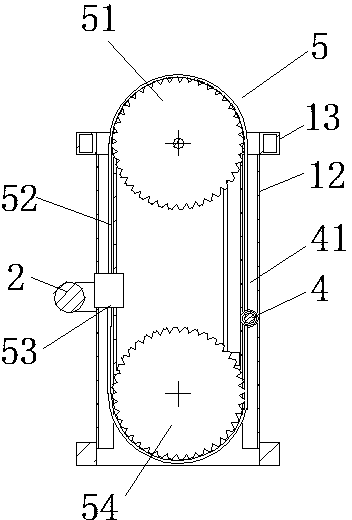 Conveying device capable of regulating and controlling height of transmission roller