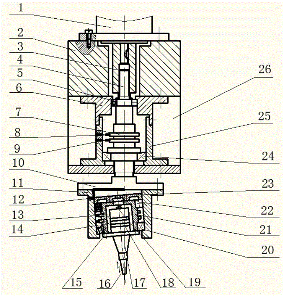 Ultrasonic vibration riveting machine