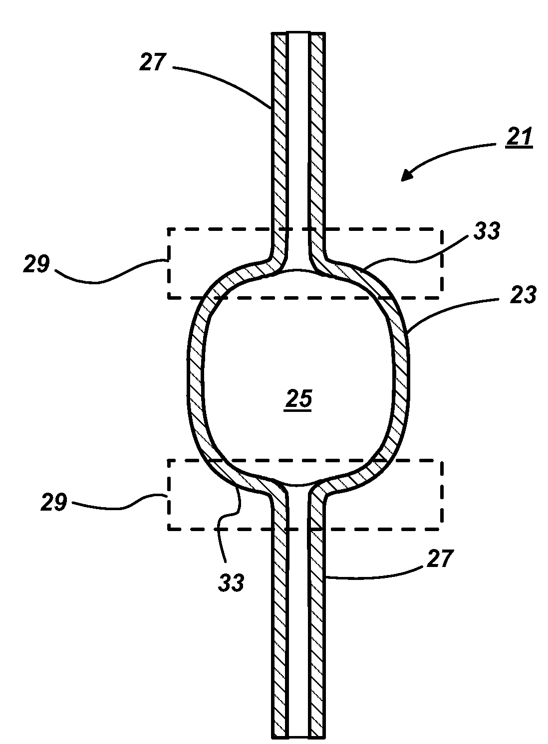 Ceramic Discharge Vessel Having an Opaque Zone and Method of Making Same