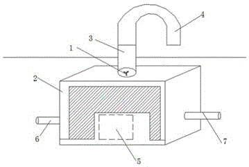 Electric yacht heat dissipation device