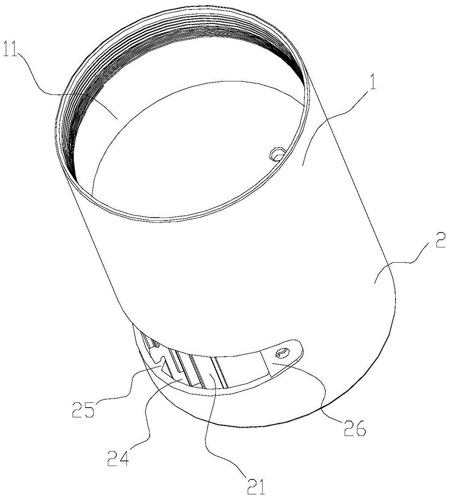 LED lamp housing, manufacturing method and manufacture die thereof