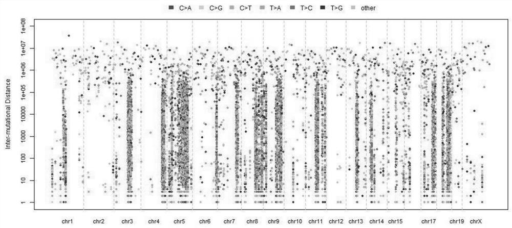 Genome structure variation distribution detection method and detection device