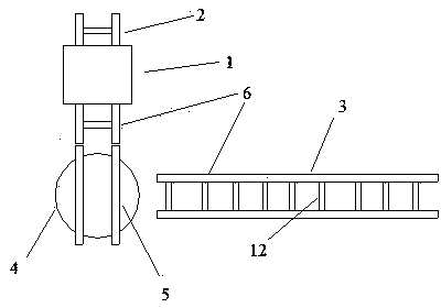 Transportation vehicle allowing automatic right-angle turning