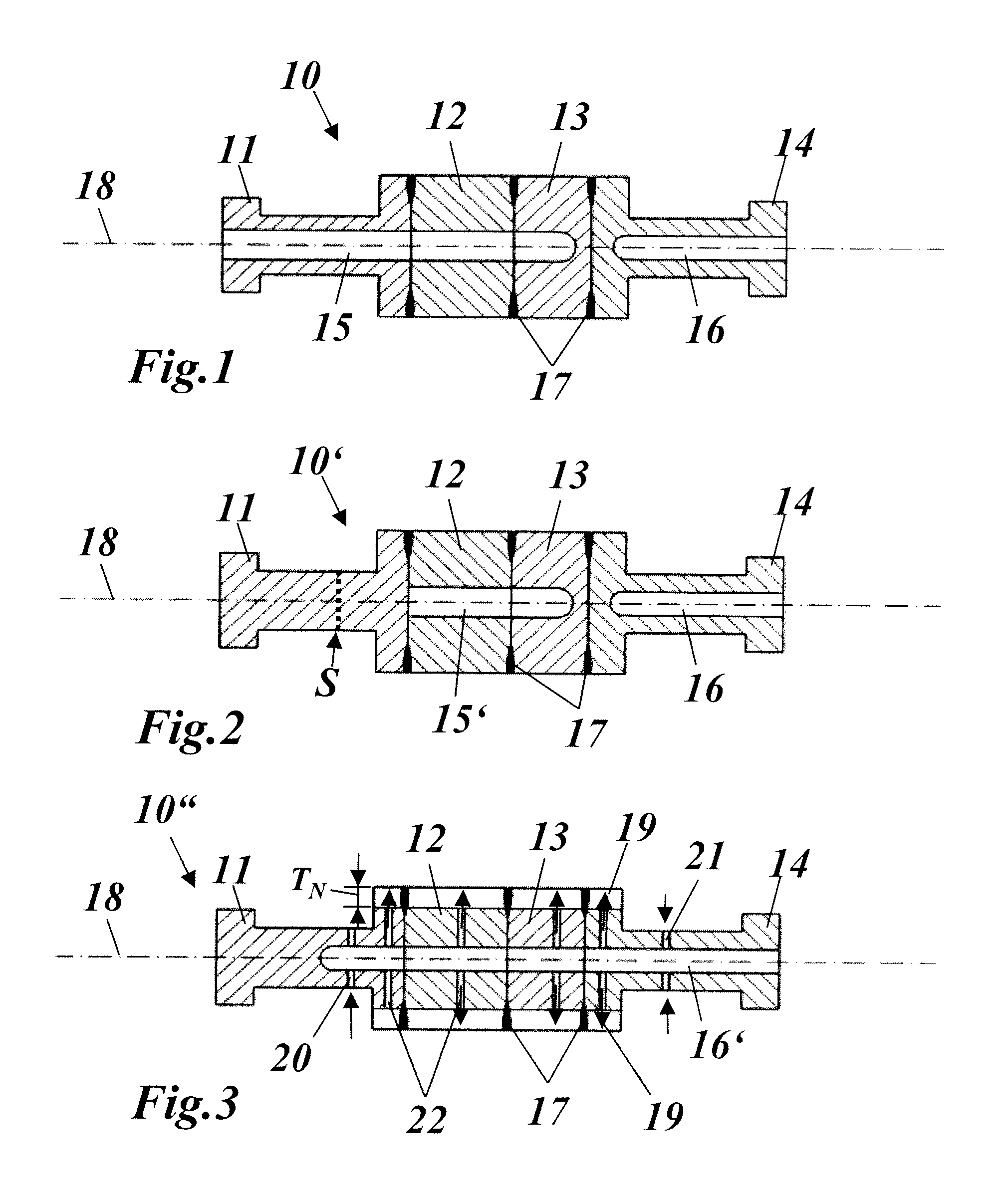Welded multipartite rotor for a generator