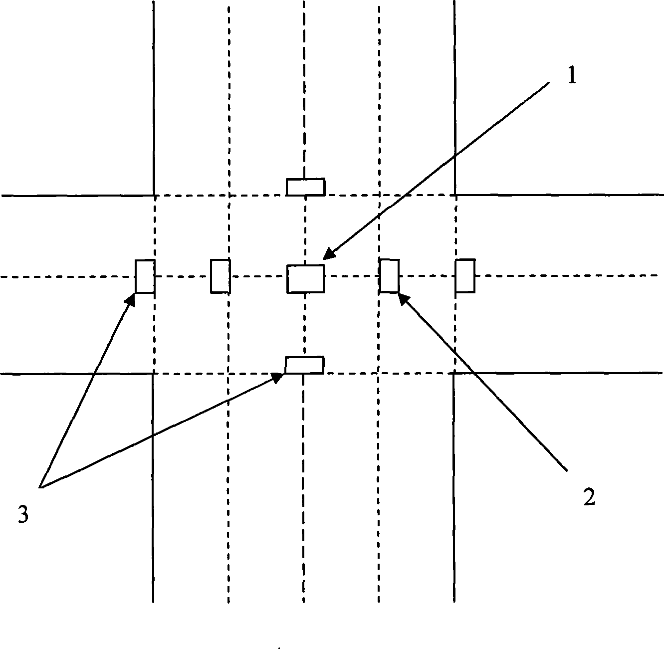 Simple method for detecting road junction jam state by ground sensing coil and traffic signal light control system employing the same