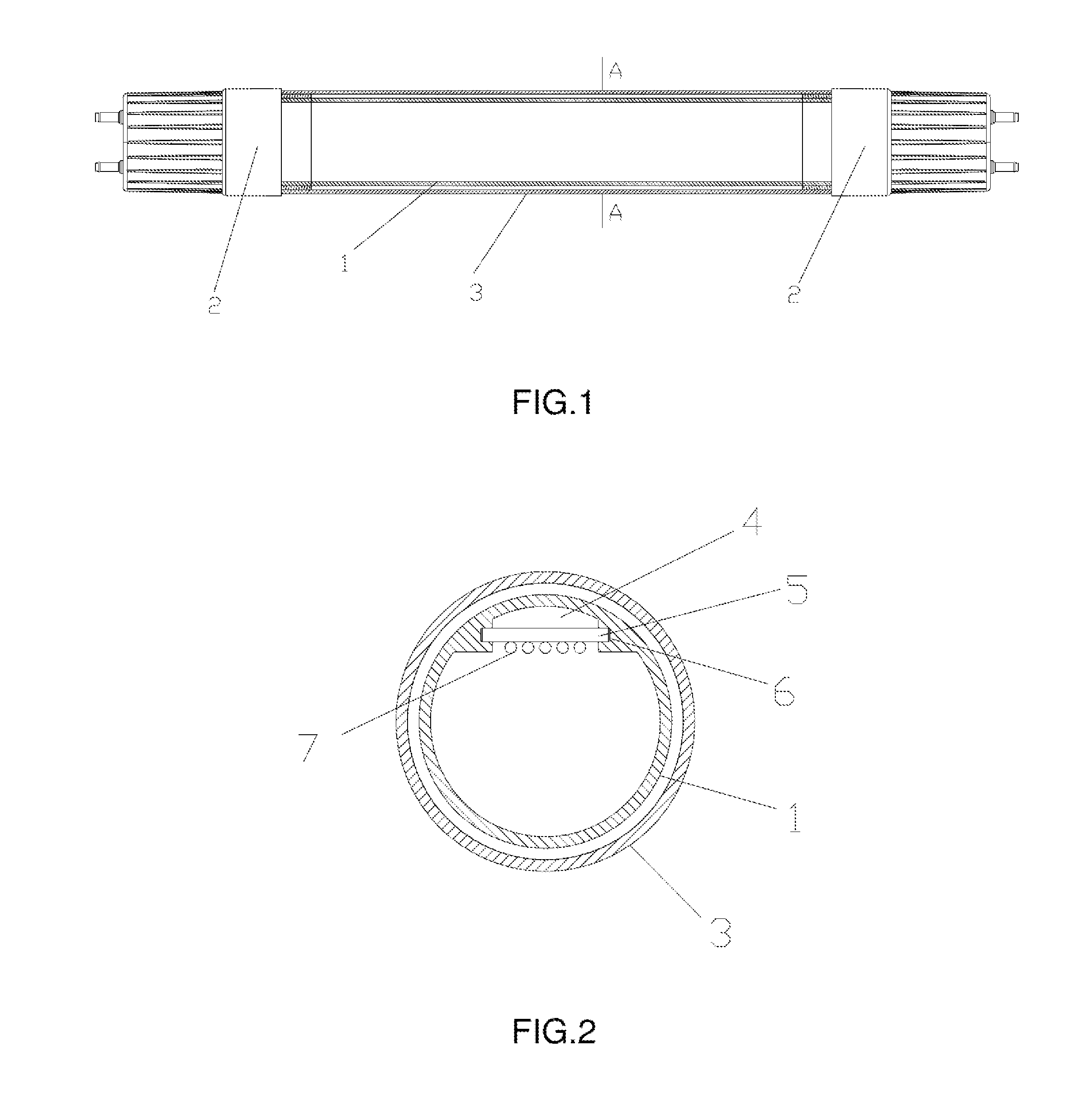 Tube-in-tube LED tube