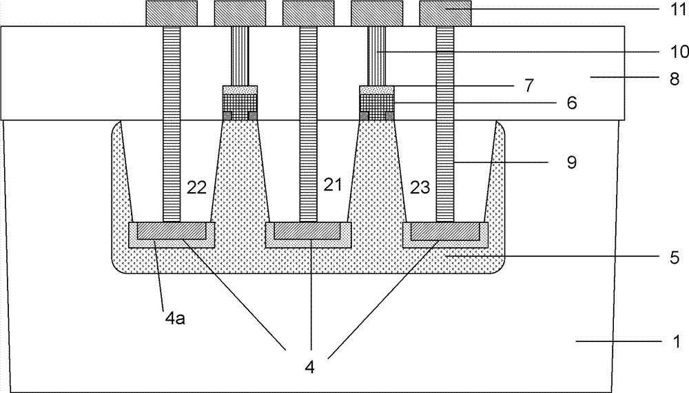 Parasitically transversal type PNP device and manufacture method