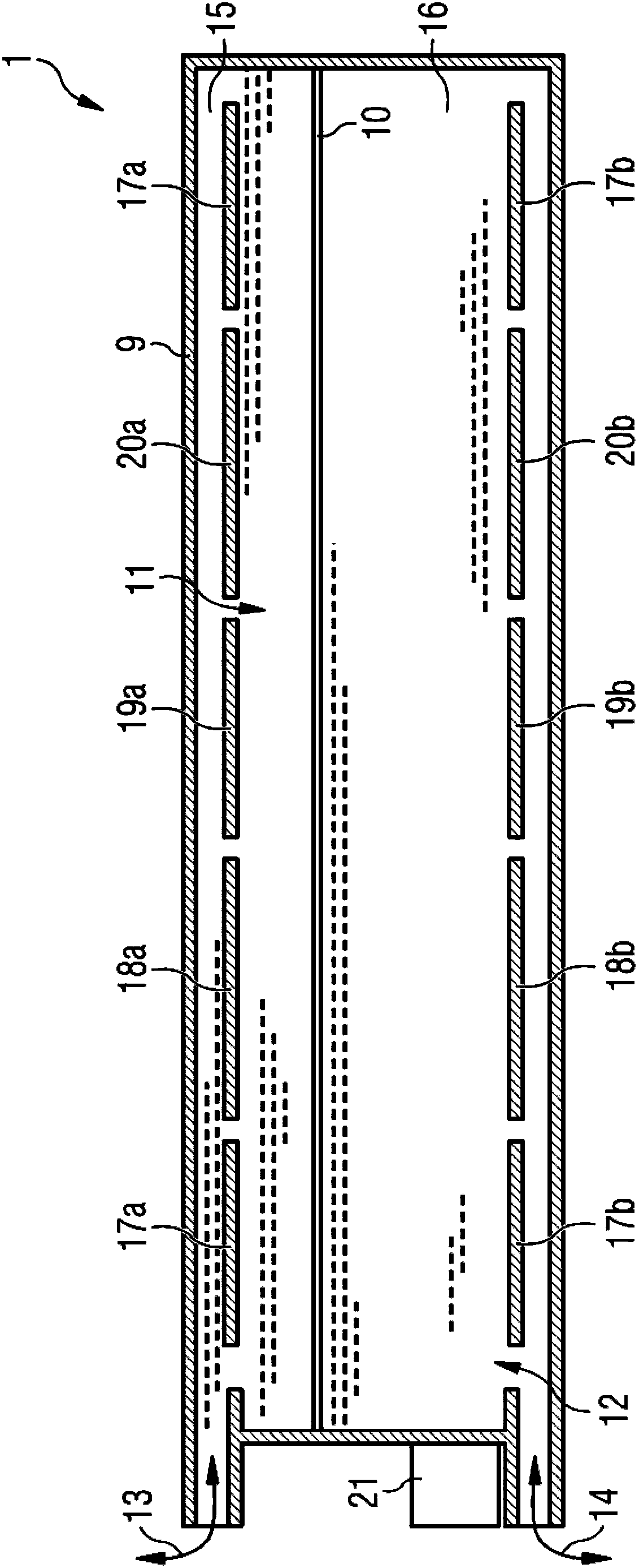 Adaptive X-ray filter for changing local intensity of X-ray radiation