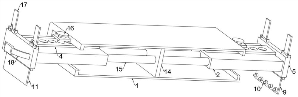 Prefabricated part size detection device for constructional engineering based on BIM model