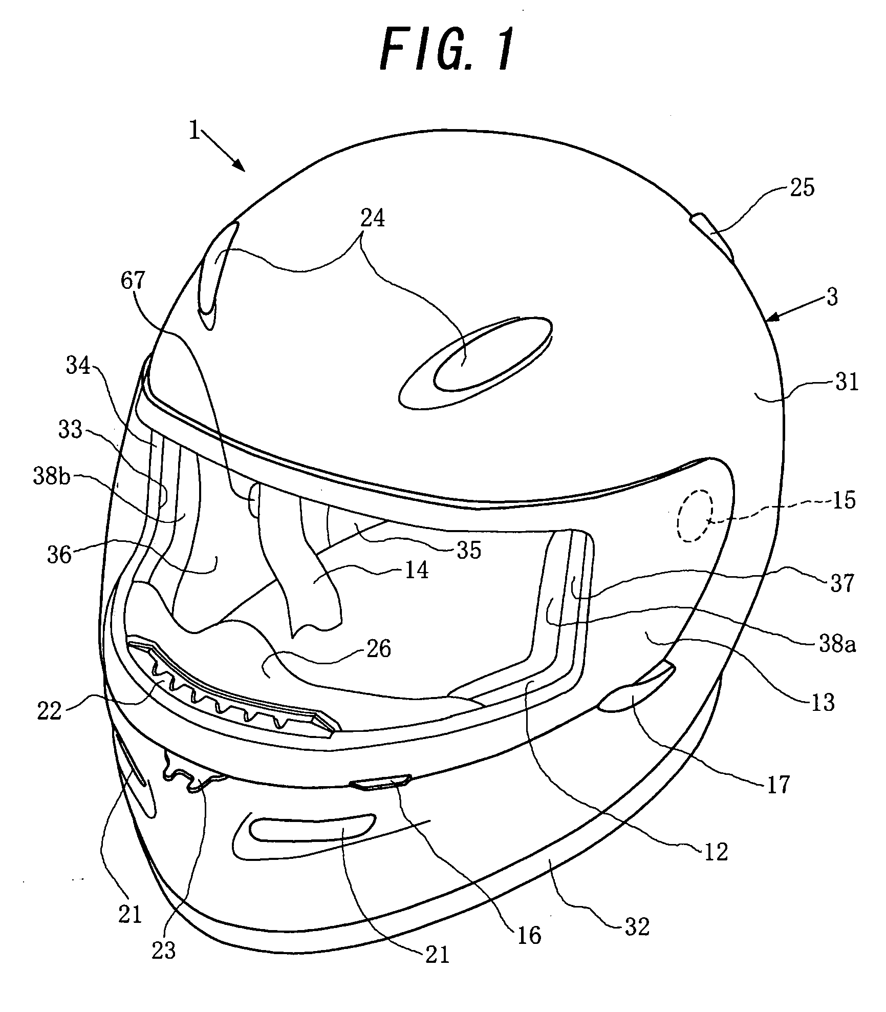 Helmet and method of removing the same
