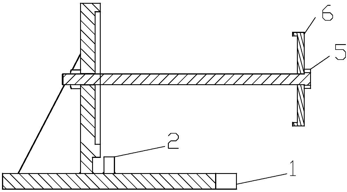 Set-up for converting horizontal milling into vertical milling