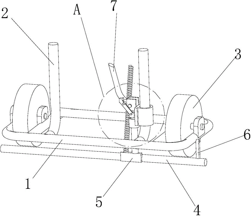 Stable type scooter for the old