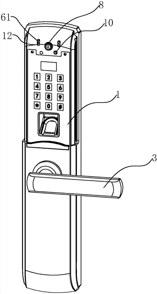 Automatic closing structure for sliding cover
