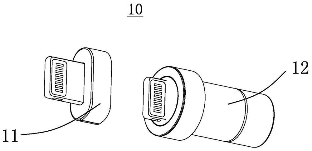 Electric connection assembly, electronic equipment and use method of electric connection assembly