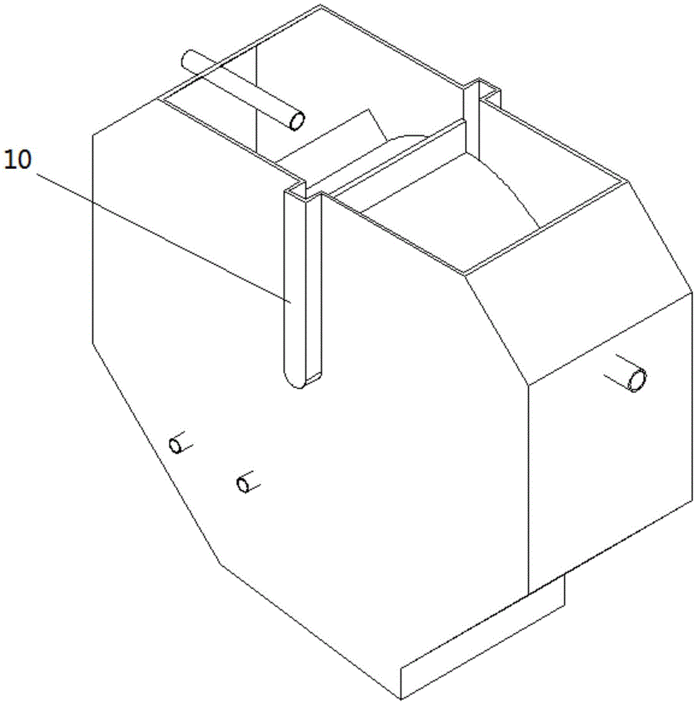 A rotary moving bed biological filter device