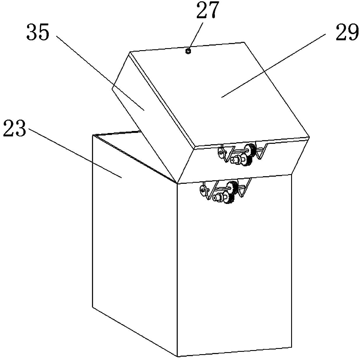Garbage can capable of realizing in-can air sterilization and automatic bag-sleeving