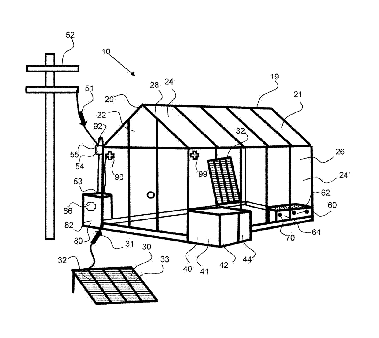 Enclosure temperature control system