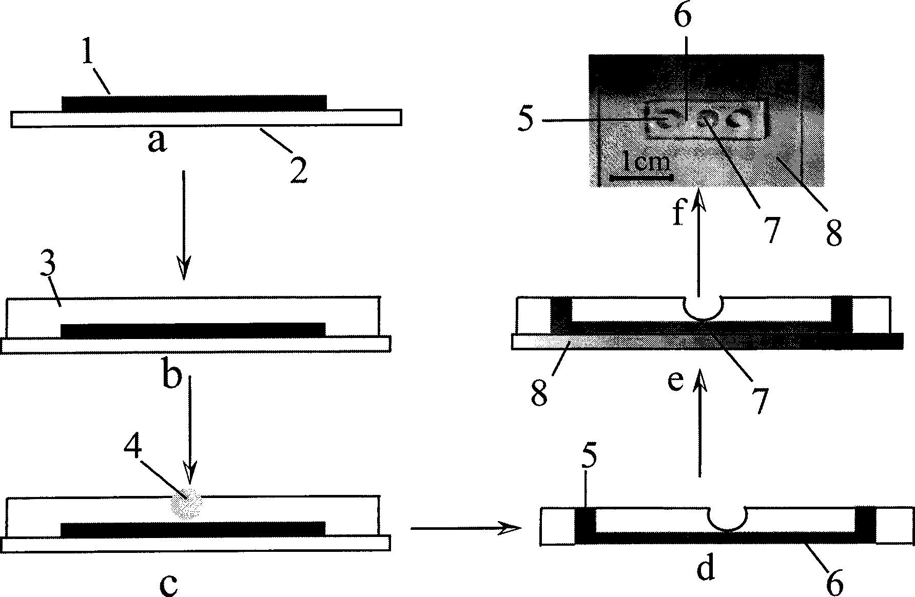 Micro-fluidic apparatus integrated with PDMS film, manufacturing method and application thereof