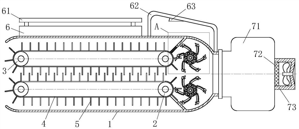 A portable cotton picking device