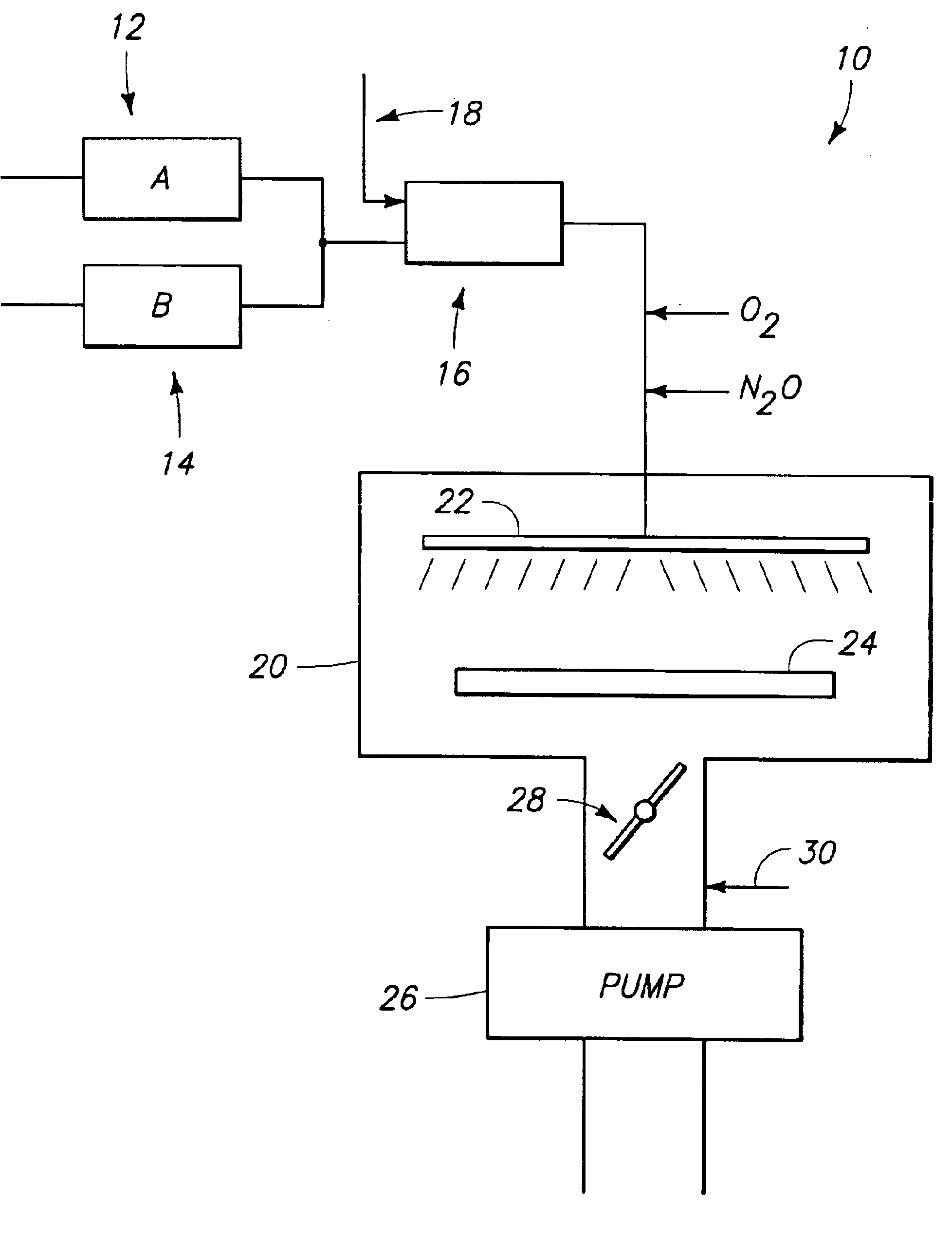 Chemical vapor deposition method for depositing a high k dielectric film
