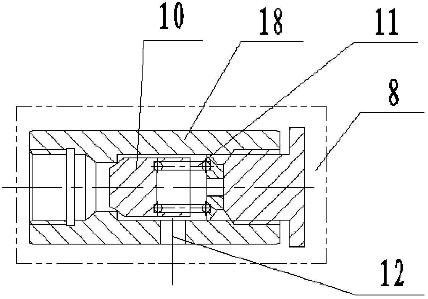 Rigid telescopic oil tube with oil supply and oil discharge functions