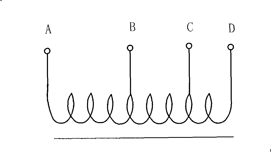 Universal inductor of electric ballast