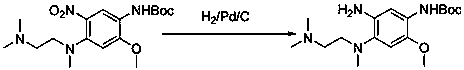 Novel method for catalytically synthesizing osimertinib intermediate with a graphene/Pd catalyst