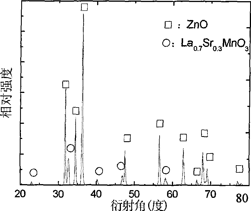 Magnetic ZnO composite piezoresistive material and method of manufacturing the same