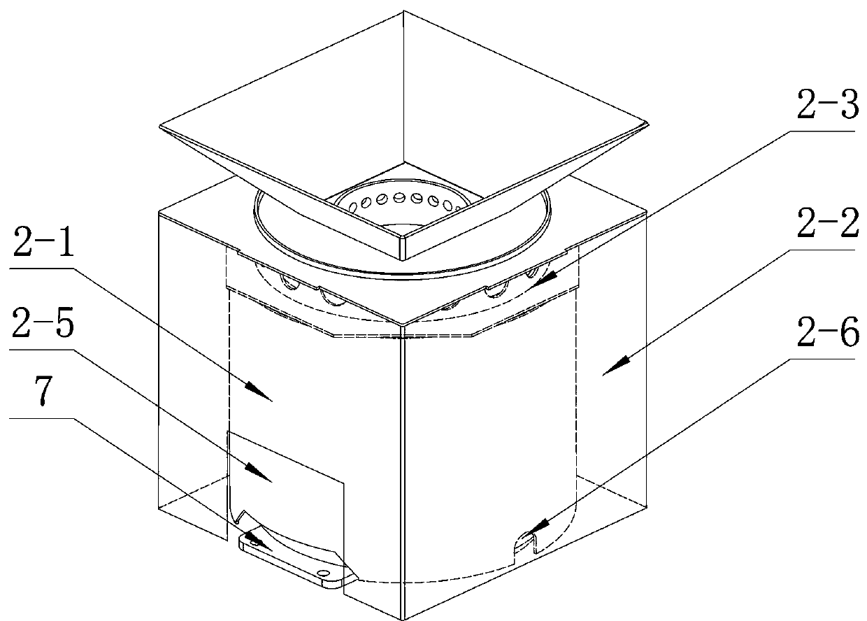 Biomass air-heating fireplace