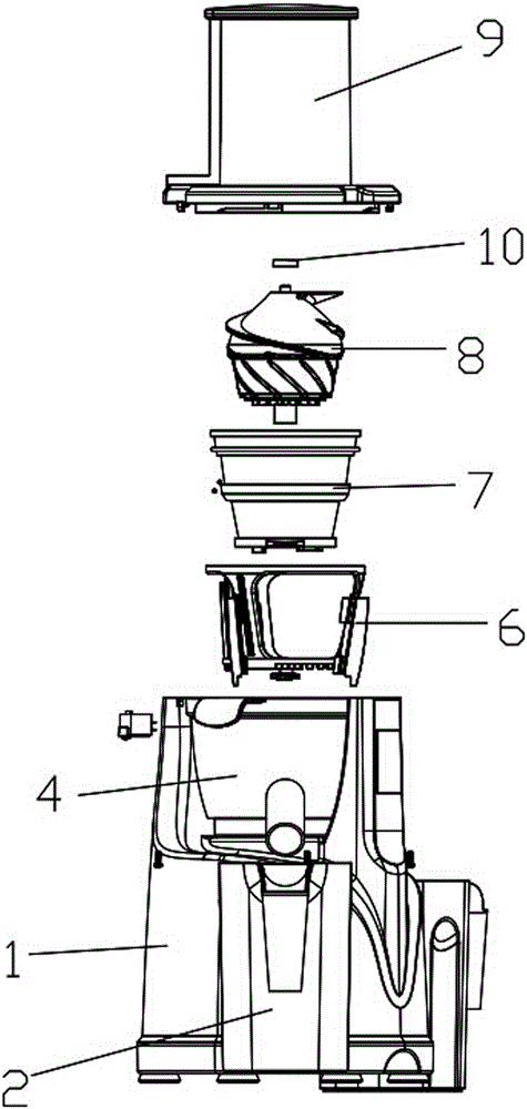 Double-layer net mill pressing mechanism and double-layer net mill press juicer