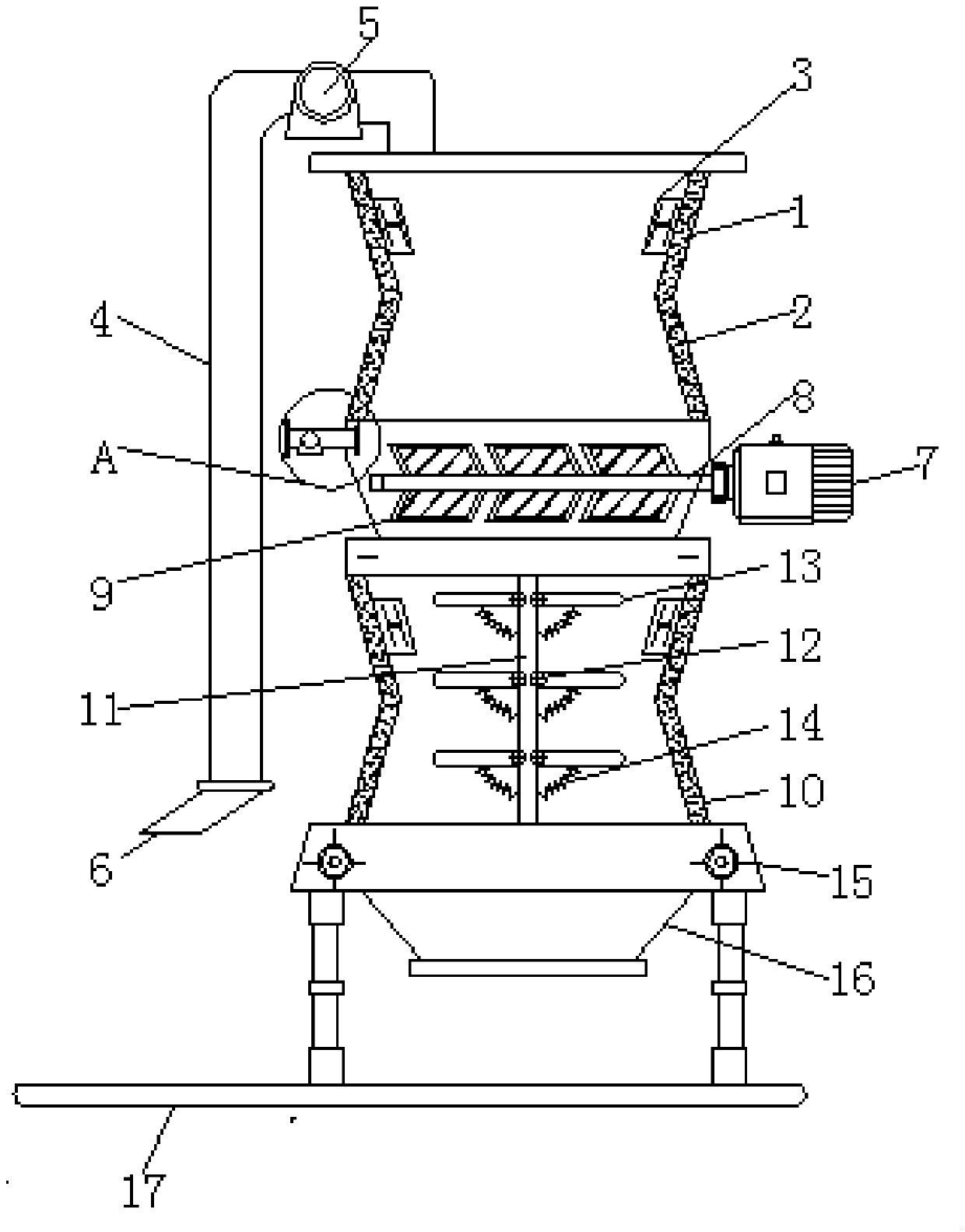 Double-barrel grain dryer
