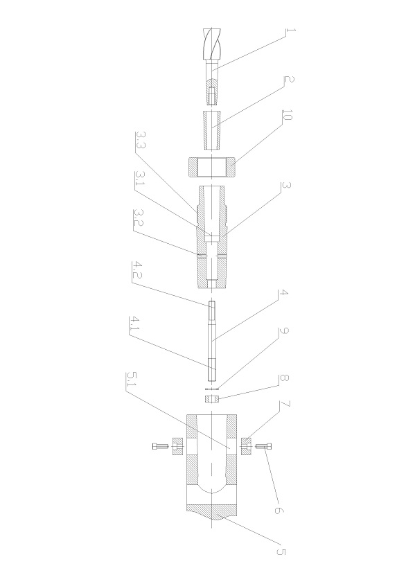 Tool positioning-clamping mechanism for milling machine