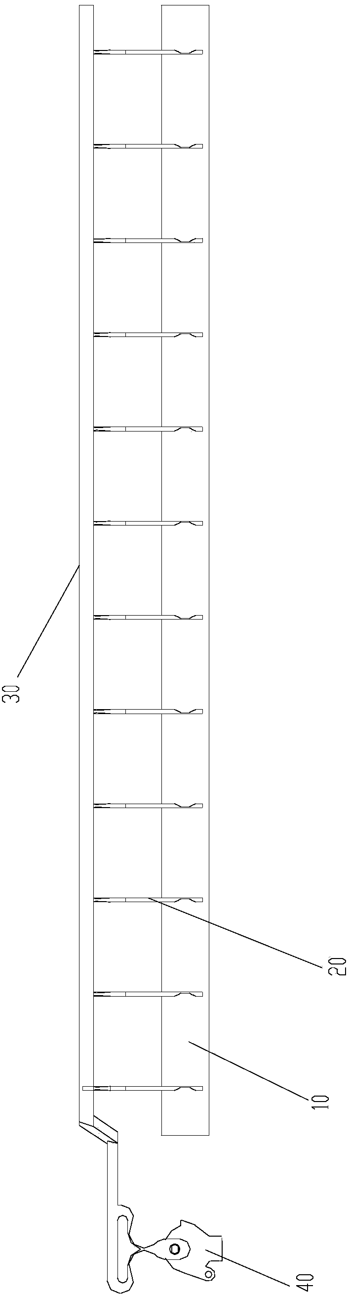 Wind sweeping mechanism and air conditioner with same