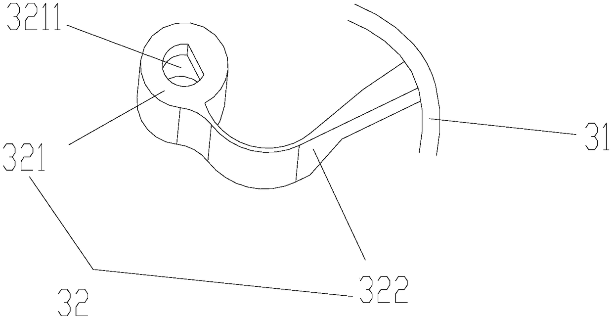 Wind sweeping mechanism and air conditioner with same