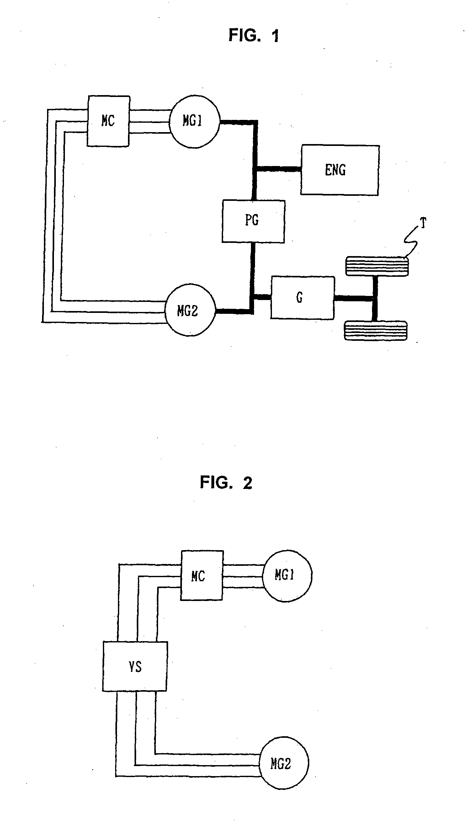 Power supply system for driving electric rotating machine